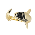 Miniatyrbild 2 av 4: Justerbar ring med haj-design Guld