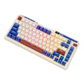 Miniatyrbillede 7 af 7: Trådløst mekanisk tastatur Royal Kludge KZZI K75 pro RGB, Moment Switch (retro blå)