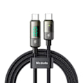 Miniatyrbild 1 av 5: Mcdodo CA-3611 USB-C till USB-C-kabel, automatisk avstängning, PD 100W, 1,8m (svart)