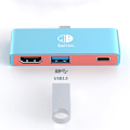 Miniatyrbild 6 av 6: 3-i-1 Typ-C till HDMI-adapter med 4K HDMI, USB 3.0 och PD-laddning