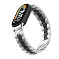 Miniatyrbillede 5 af 6: Stilfuldt rustfrit stål armbånd til Xiaomi Mi Band 9