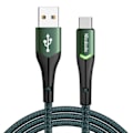 Miniatyrbild 1 av 5: USB till USB-C Mcdodo Magnificence CA-7961 LED-kabel, 1m (grön)