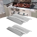 Miniatyrbillede 3 af 4: 3-delte grillvarmeplader til gasgrill - sølv