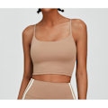 Pikkukuva 3 / 7: Criss Cross -urheiluliivit ja -leggingsit -setti Beige XL