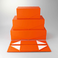 Miniatyrbild 9 av 10: Stor V-formad presentask Orange S