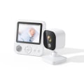 Miniatyrbillede 1 af 6: INF Videomonitor med kamera 2.4G transmission, 2-vejs lyd, infrarødt nattesyn