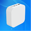 Miniatyrbillede 2 af 3: Elegant silikoneetui til Mac Mini M4/Pro Hvid