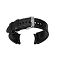 Miniatyrbillede 3 af 3: Sort læderrem til mænd til Samsung Watch 4/5, 20 mm