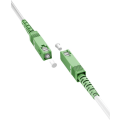 Miniatyrbild 4 av 5: Fiberoptisk kabel (FTTH), Singlemode (OS2) White, vit (Simplex), 0,5 m