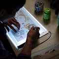 Miniatyrbild 8 av 8: LED Light Pad Light Box Set 9 delar Svart 335x235x3.5 mm