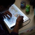 Pikkukuva 8 / 8: LED Light Pad Light Box Setti 9 kpl Musta 335x235x3.5 mm