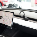 Pikkukuva 5 / 6: Autopuhelinteline MagSafe-matkapuhelinteline Tesla Model 3 Model Y:lle Musta