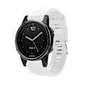 Miniatyrbillede 2 af 4: Silikone urrem til Garmin Fenix 5S Plus Hvid