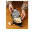 Miniatyrbillede 3 af 4: Mini bærbar snacktaske til udendørs aktiviteter Sort