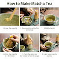 Miniatyrbillede 11 af 11: Matcha Whisk Sæt: SQ Jade Knife Matcha 8-Piece Rustfrit Stål