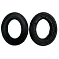 Udskiftning af ørepuder kompatible med Sennheiser ACCENTUM Plus & RIG 300 PRO, proteinlæder, flere farver, 2 stk. Black Black