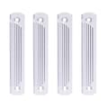 Miniatyrbild 1 av 6: 4-pack skåphandtag - Ytmontering Silver Silver