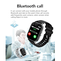 Miniatyrbild 5 av 7: Smart klocka med Bluetooth Call & Fitness Tracker Svart