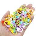 Miniatyrbillede 3 af 3: Plastsynåle Splitring strikkeværktøjstilbehør (pakke med 50) S