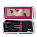 Pikkukuva 8 / 8: 5 Pack Blackhead Remover Akne Needle Tools Kit Musta