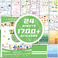 Miniatyrbillede 1 af 6: Skrivbar selvklæbende planlægger-stickerbog Model 3