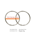 Miniatyrbild 2 av 2: metalldelad ring S