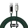 Miniatyrbild 3 av 7: Kabel USB-C till USB-C Baseus Display, 100W, 2m (grön)