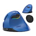 Pikkukuva 3 / 3: Langaton pystysuuntainen hiiri Delux M618Mini BT4.0 + 2,4 GHz 4000 DPI RGB (sininen)