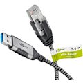 Miniatyrbillede 1 af 11: Ethernet-kabel USB-A 3.0 til RJ45, Slim, 5 m