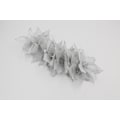 Miniatyrbild 5 av 5: Julrosor konstgjorda blommor juldekoration 12-pack Vit/silver