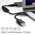 Miniatyrbillede 7 af 9: USB-C til USB 3.0 adapterkabel 5 Gbps Sort