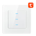Miniatyrbild 1 av 2: Smart Light Switch WiFi Avatto N-TS10-W3 3-vägs TUYA (vit)