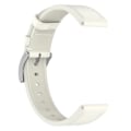 Pikkukuva 1 / 4: Premium-nahkaranneke Huawei- ja Honor-kelloille Valkoinen 18 mm