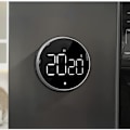 Miniatyrbild 2 av 4: Magnetisk digital kökstimer med stor LED-display Svart