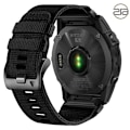 Miniatyrbillede 2 af 3: Hurtigudløsende nylonrem til Garmin Fenix 5X 6X 7X Tactix 7 Pro Sort 22 mm