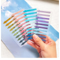 Miniatyrbild 2 av 4: 200 stycken Sidmarkörer Sticky Index Tabs Book Sticky Tabs Arrow Flag Tabs Flerfärgad