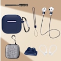 Miniatyrbild 3 av 3: Marinblått 8-delars set för AirPods 4:e generationen