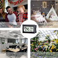 Miniatyrbild 7 av 7: INF Mini digital hygrometer / termometer 5-pack Svart