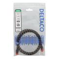 Miniatyrbild 2 av 3: Tough Slim CAT.6A U/UTP Patch Cable 28AWG 3.8mm 1.5m black