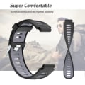 Miniatyrbillede 4 af 7: INF Garmin Forerunner 220/230/235/620/630/735XT armbånd Sort/Grå