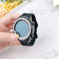 Miniatyrbillede 2 af 3: 22mm silikon urrem til Huawei GT4/3 Samsung Watch Sort
