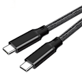 Miniatyrbillede 3 af 4: 3M USB-C til USB-C hurtigopladningskabel - Sort Sort 3 m