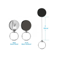 Miniatyrbillede 2 af 7: INF Udtrækkelig nøglering med yo-yo funktion og snor 62 cm 1 pack