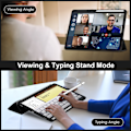 Pikkukuva 3 / 6: Samsung Galaxy Tab -tablettikotelo sisäänrakennetulla telineellä model 1 Musta