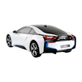 Pikkukuva 4 / 4: RASTAR R/C 1:18 BMW i8 kaukosäädinauto (valkoinen)