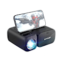 Miniatyrbild 2 av 3: BlitzWolf BW-V3 Mini LED-beamer/projektor, Wi-Fi + Bluetooth (svart)