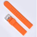 Pikkukuva 3 / 4: Silikoninen kellon ranneke Huawei GT3 & iWatch 4:lle Oranssi 18 mm