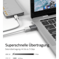 Miniatyrbild 2 av 4: USB 3.2 till USB-C OTG-adapter 10 Gbps Silver