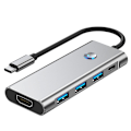 Pikkukuva 1 / 4: 7-in-1 USB-C Hubi: 4K/60Hz, Kortinlukija, 3.0 Portit