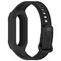 Miniatyrbild 2 av 4: Universellt silikonarmband för Xiaomi Mi Band 9, 8, 7, 6, 5 Svart
